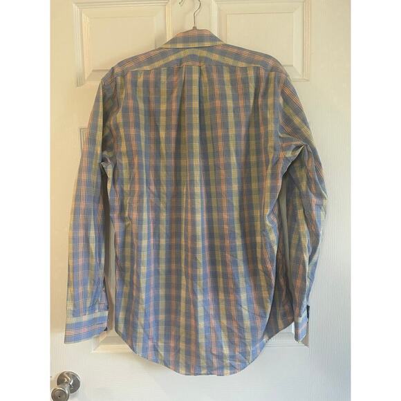 LAND'S END Men's Tailored Fit No Iron Twill Long Sleeve Shirt. 16x35 - Picture 9 of 10
